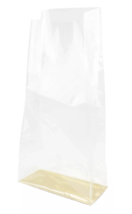 Geschenktas blokbodem met bodemkarton 210 x 90 x 410 mm